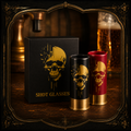 The Shell Shock — Skull Shotgun Shell Shot Glass Set