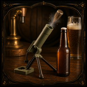 The Mortar Opener — 51mm Tactical Artillery Bottle Opener